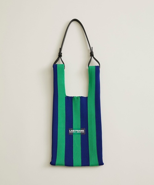 STUDIOUS SELECT（ステュディオスセレクト）の「【LASTFRAME (ラストフレーム)】ストライプマーケットバッグスモール /L21201（ショルダーバッグ・レディース・ブラック/イエロー/グリーン・FREE）」の15枚目の写真