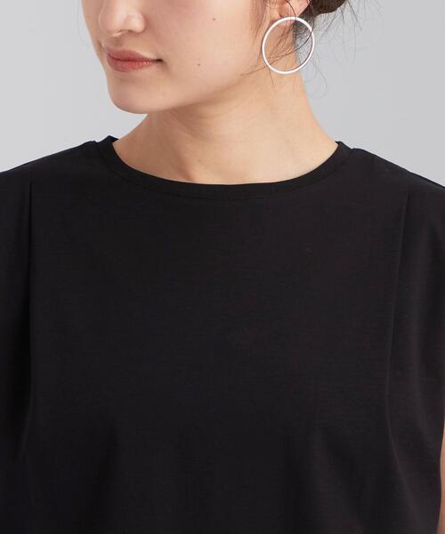 green label relaxing（グリーンレーベルリラクシング）の「FFC ペアアップ ノースリーブ プルオーバー カットソー ＆ フレア スカート セット（ワンピース・レディース・ブラック/ブラウン/レッド・FREE）」の11枚目の写真