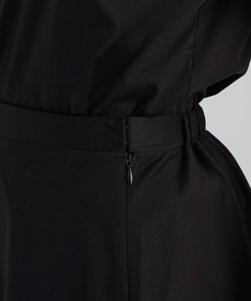 green label relaxing（グリーンレーベルリラクシング）の「FFC ペアアップ ノースリーブ プルオーバー カットソー ＆ フレア スカート セット（ワンピース・レディース・ブラック/ブラウン/レッド・FREE）」の10枚目の写真