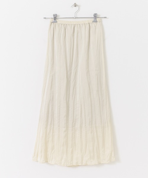 SENSE OF PLACE by URBAN RESEARCH（センスオブプレイスバイアーバンリサーチ）の「クリンクルスカート（スカート・レディース・ブラック/オレンジ/アイボリー・ONE）」の9枚目の写真