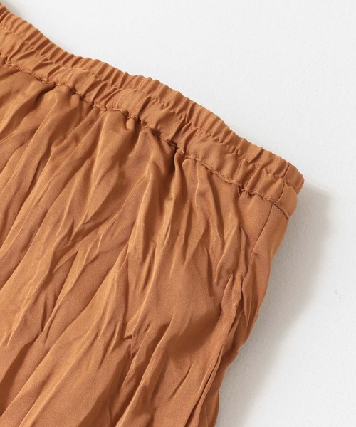 SENSE OF PLACE by URBAN RESEARCH（センスオブプレイスバイアーバンリサーチ）の「クリンクルスカート（スカート・レディース・ブラック/オレンジ/アイボリー・ONE）」の14枚目の写真