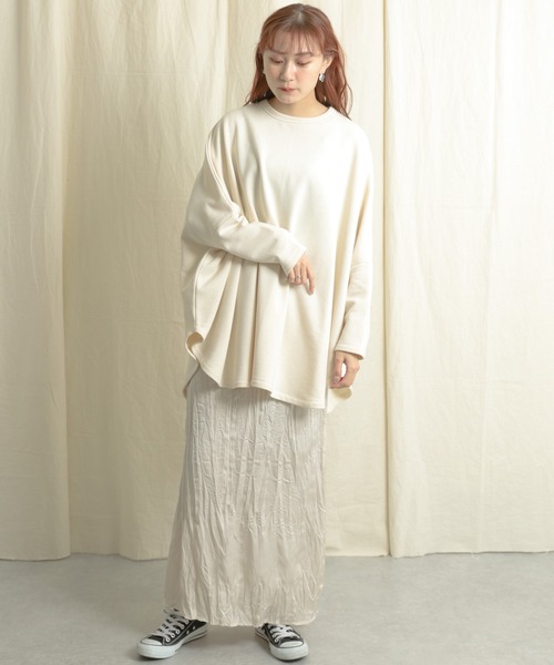 SENSE OF PLACE by URBAN RESEARCH（センスオブプレイスバイアーバンリサーチ）の「クリンクルスカート（スカート・レディース・ブラック/オレンジ/アイボリー・ONE）」の19枚目の写真