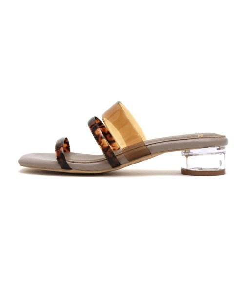 SOROTTO(ソロット)の「【親子お揃い】PVC素材のメニ―ストラップクリアヒールサンダル(サンダル・レディース・ブラック/パープル/グリーン/アイボリー/ブラウン系その他・LL/S/M/L)」の18枚目の写真