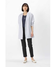 human woman | ◆オーガニックコットン混サテンストレッチパンツ(その他パンツ)