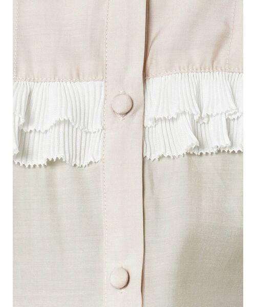 merry jenny（メリージェニー）の「プリーツテープピンタックブラウス（シャツ/ブラウス・レディース・ライトブルー/オフホワイト/ベージュ・FREE）」の18枚目の写真