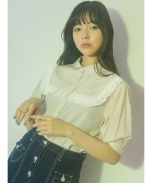 merry jenny | プリーツテープピンタックブラウス(シャツ/ブラウス)