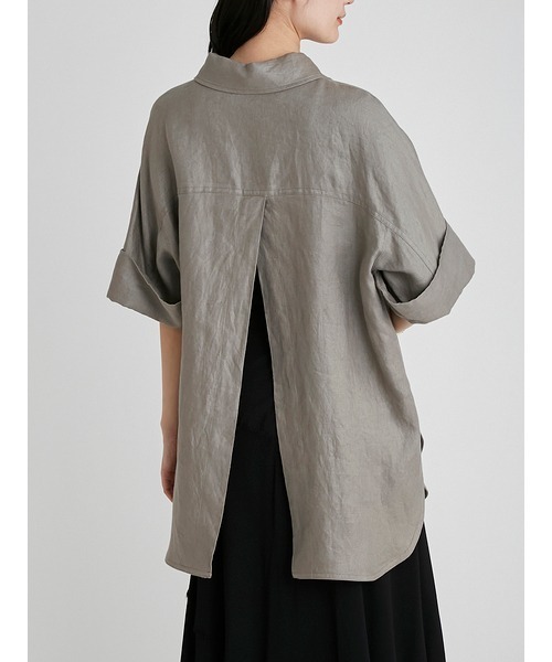 Mila Owen（ミラオーウェン）の「ボックスシルエット半袖シャツ