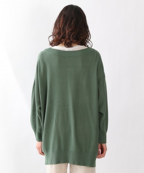 LOWRYS FARM（ローリーズファーム）の「１２ＧボタンミドルカーディガンＬＳ　941274（カーディガン/ボレロ・レディース・ブラウン/グリーン/アイボリー・FREE）」の10枚目の写真