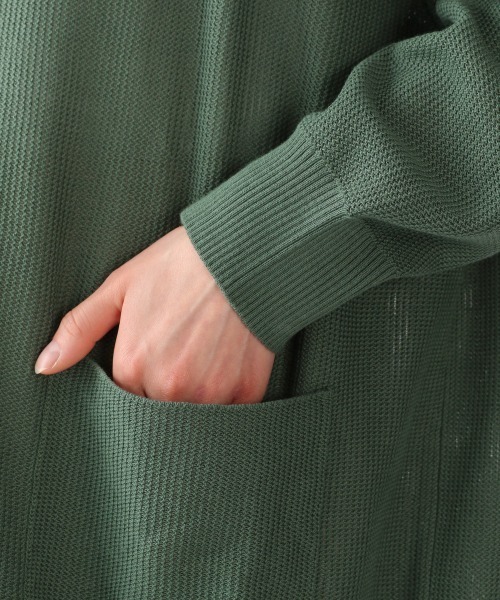 LOWRYS FARM（ローリーズファーム）の「１２ＧボタンミドルカーディガンＬＳ　941274（カーディガン/ボレロ・レディース・ブラウン/グリーン/アイボリー・FREE）」の7枚目の写真