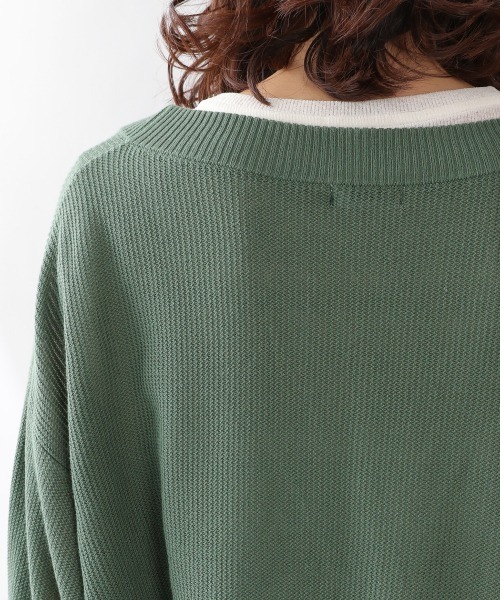 LOWRYS FARM（ローリーズファーム）の「１２ＧボタンミドルカーディガンＬＳ　941274（カーディガン/ボレロ・レディース・ブラウン/グリーン/アイボリー・FREE）」の15枚目の写真