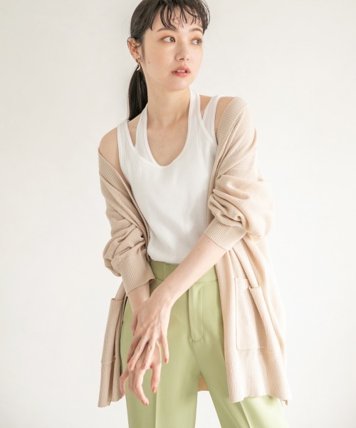 LOWRYS FARM（ローリーズファーム）の「１２ＧボタンミドルカーディガンＬＳ　941274（カーディガン/ボレロ・レディース・ブラウン/グリーン/アイボリー・FREE）」の17枚目の写真