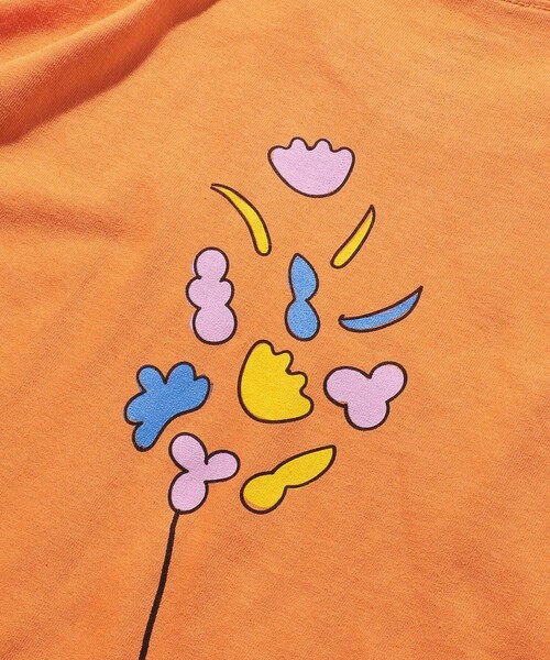 FREAK'S STORE（フリークスストア）の「Park Deli/パークデリ 別注 LE BALLON SHORT SLEEVE T-SHIRT/ル バロン ショート スリーブ Tシャツ（Tシャツ/カットソー・メンズ・ホワイト/ブラック/オレンジ・MEDIUM/LARGE/X-LARGE）」の9枚目の写真