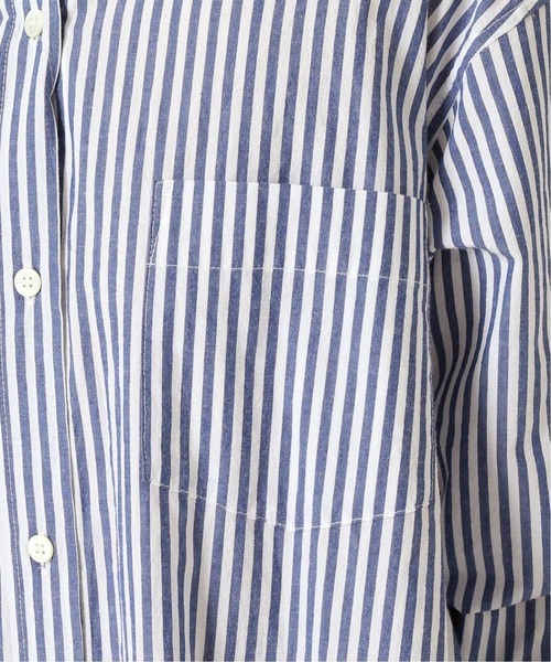 JOURNAL STANDARD relume（ジャーナルスタンダード　レリューム）の「タイプライターワッシャークレリックワンピース◆（ワンピース・レディース・グレー/ブルー・FREE）」の13枚目の写真