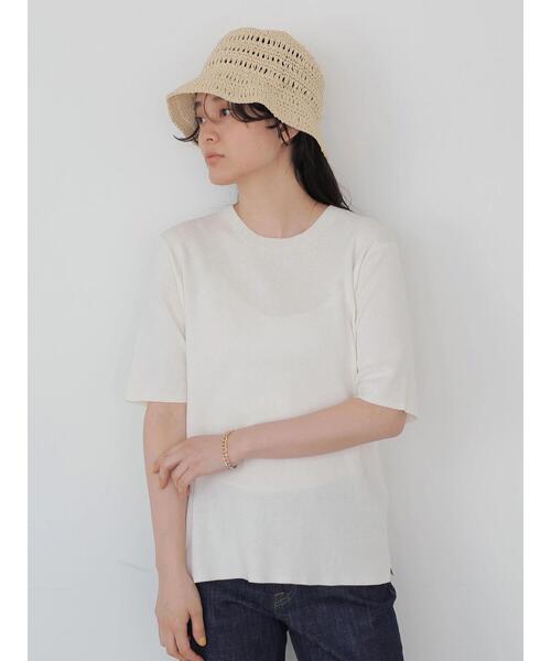 AMERICAN HOLIC（アメリカンホリック）の「Tシャツライクニットプルオーバー　＊（ニット/セーター・レディース・オフホワイト/サックスブルー/その他7/ネイビー・L/M）」の17枚目の写真