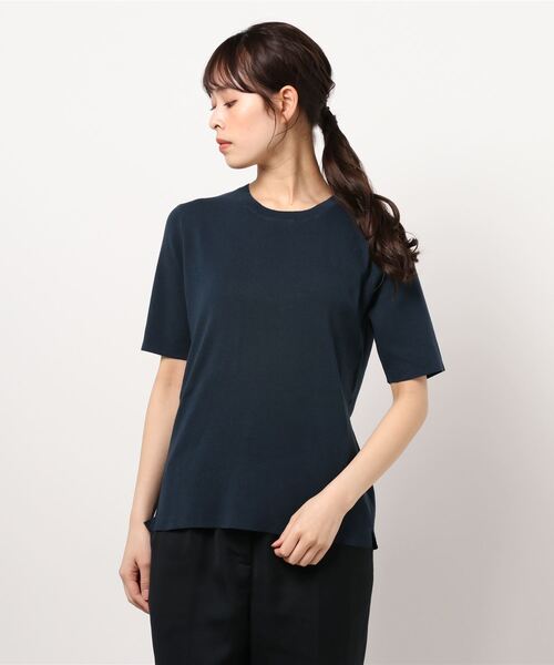 AMERICAN HOLIC（アメリカンホリック）の「Tシャツライクニットプルオーバー　＊（ニット/セーター・レディース・オフホワイト/サックスブルー/その他7/ネイビー・L/M）」の15枚目の写真