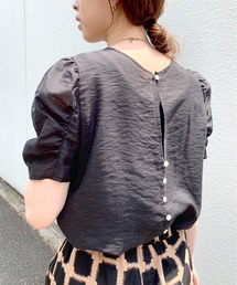 SHENERY | ギャザーショルダーシアーブラウス(シャツ/ブラウス)