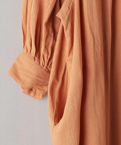 Torrazzo Donna（トラッゾドンナ）の「【別注】＜TORRAZZO DONNA＞ギャザーワンピース（ワンピース・レディース・ブラック/オレンジ系その他・FREE）」の15枚目の写真