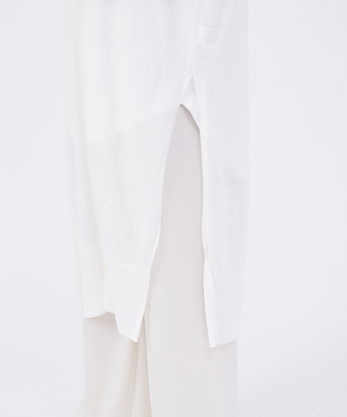 qualite（カリテ）の「ライトコットンリネンカーディガン（カーディガン/ボレロ・レディース・グレー/ホワイト/ブラック・フリー）」の11枚目の写真