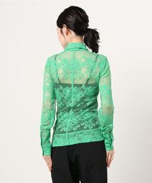 GANNI（ガニー）の「GANNI / フローラルレースシャツ（シャツ/ブラウス