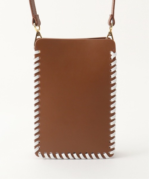 Elleme（エレメ）の「【Elleme】 PHONE バッグ◆（ショルダーバッグ・レディース・ブラウン/ピンク・FREE）」の5枚目の写真