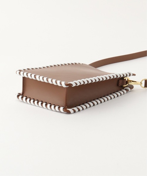 Elleme（エレメ）の「【Elleme】 PHONE バッグ◆（ショルダーバッグ・レディース・ブラウン/ピンク・FREE）」の6枚目の写真