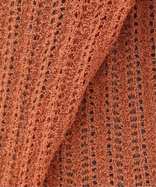 SLOBE citron.（スローブシトロン）の「SLOBE citron. ビタミンカラーニットキャミソール【手洗い可能】◆（キャミソール・レディース・オレンジ/アイボリー・FREE）」の14枚目の写真