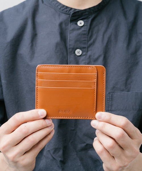 MURA（ムラ）の「薄型 本革 レザー フラグメントケース カードケース（カードケース・メンズ・ブラック/ダークブラウン/キャメル/ネイビー・FREE）」の8枚目の写真
