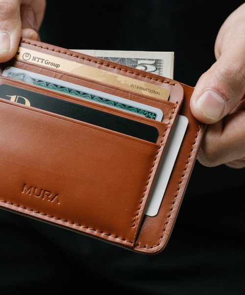 MURA（ムラ）の「薄型 本革 レザー フラグメントケース カードケース（カードケース・メンズ・ブラック/ダークブラウン/キャメル/ネイビー・FREE）」の10枚目の写真