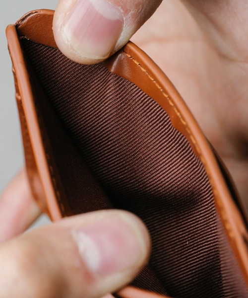 MURA（ムラ）の「薄型 本革 レザー フラグメントケース カードケース（カードケース・メンズ・ブラック/ダークブラウン/キャメル/ネイビー・FREE）」の6枚目の写真