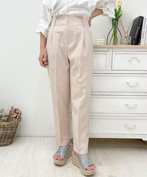 apres jour（アプレジュール）の「アソートテーパードパンツ【ZOZOTOWN限定アイテム】（その他パンツ・レディース・ブラック系その他/アイボリー/モカ/ベージュ・MEDIUM/SMALL/X-LARGE）」の2枚目の写真