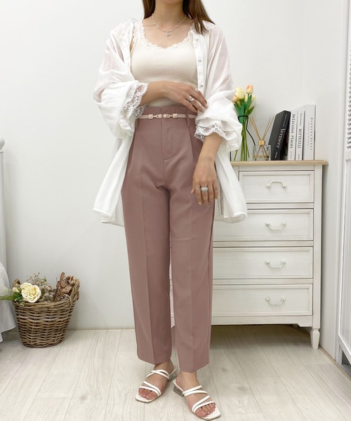 apres jour（アプレジュール）の「アソートテーパードパンツ【ZOZOTOWN限定アイテム】（その他パンツ・レディース・ブラック系その他/アイボリー/モカ/ベージュ・MEDIUM/SMALL/X-LARGE）」の13枚目の写真