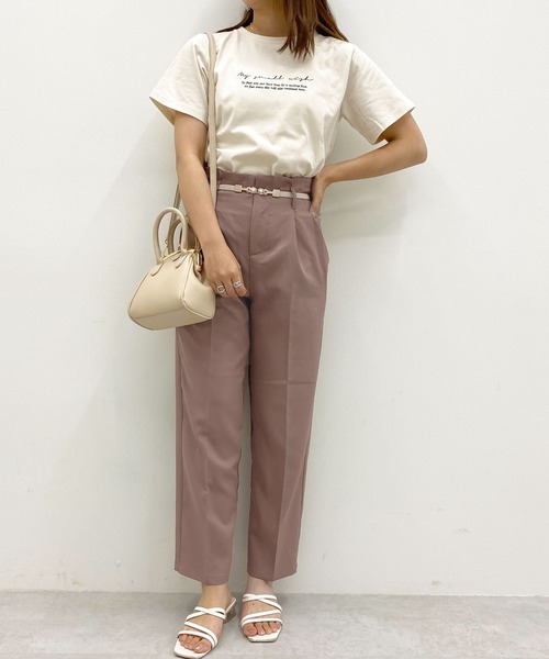 apres jour（アプレジュール）の「アソートテーパードパンツ【ZOZOTOWN限定アイテム】（その他パンツ・レディース・ブラック系その他/アイボリー/モカ/ベージュ・MEDIUM/SMALL/X-LARGE）」の14枚目の写真
