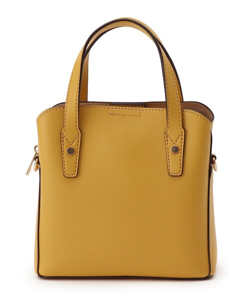 DRESKIP（ドレスキップ）の「◆あおりミニショルダー（ショルダーバッグ・レディース・グレー/イエロー/アイボリー/アイボリー系3・00）」の4枚目の写真