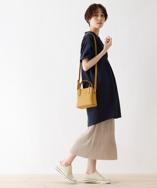 DRESKIP（ドレスキップ）の「◆あおりミニショルダー（ショルダーバッグ・レディース・グレー/イエロー/アイボリー/アイボリー系3・00）」の16枚目の写真