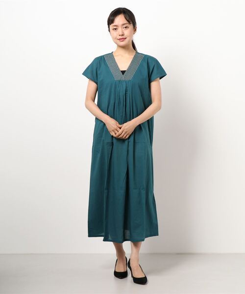 Lugnoncure ルノンキュール のファッション インド刺繍ワンピース ワンピース