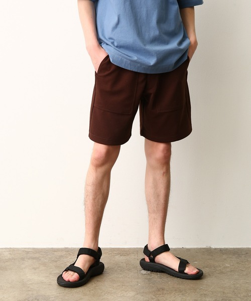 JUNRED(ジュンレッド)の「ドライリップルベイカーショーツ(その他パンツ・メンズ・ブラック/グレー/ダークブラウン/グリーン・M/L/LL)」の1枚目の写真