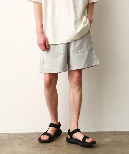 JUNRED(ジュンレッド)の「ドライリップルベイカーショーツ(その他パンツ・メンズ・ブラック/グレー/ダークブラウン/グリーン・M/L/LL)」の3枚目の写真