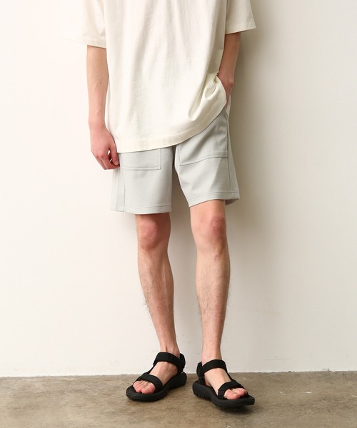 JUNRED(ジュンレッド)の「ドライリップルベイカーショーツ(その他パンツ・メンズ・ブラック/グレー/ダークブラウン/グリーン・M/L/LL)」の5枚目の写真