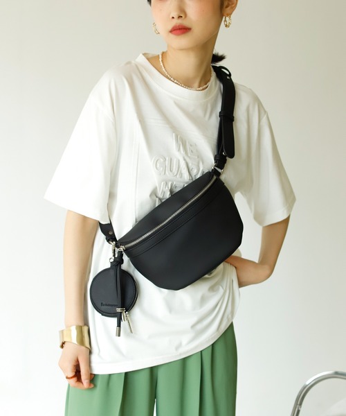 Birthday room（バースデイルーム）の「ポーチ付きボディバッグ（ボディバッグ/ウエストポーチ・レディース・ブラック/ベージュ・FREE）」の16枚目の写真