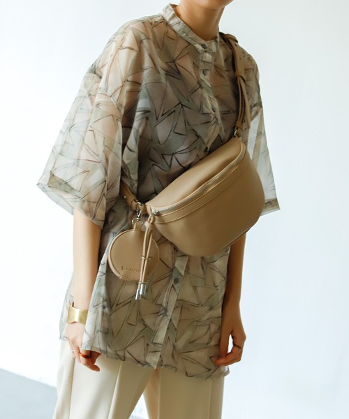 Birthday room（バースデイルーム）の「ポーチ付きボディバッグ（ボディバッグ/ウエストポーチ・レディース・ブラック/ベージュ・FREE）」の18枚目の写真