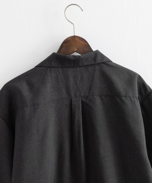 Ressaca（レサーカ）の「セットアップ ポリトロショートパンツ / ポケットオープンシャツ（セットアップ・メンズ・ブラック/ブルー/カーキ/グレー/モカ・M/L/XL）」の10枚目の写真