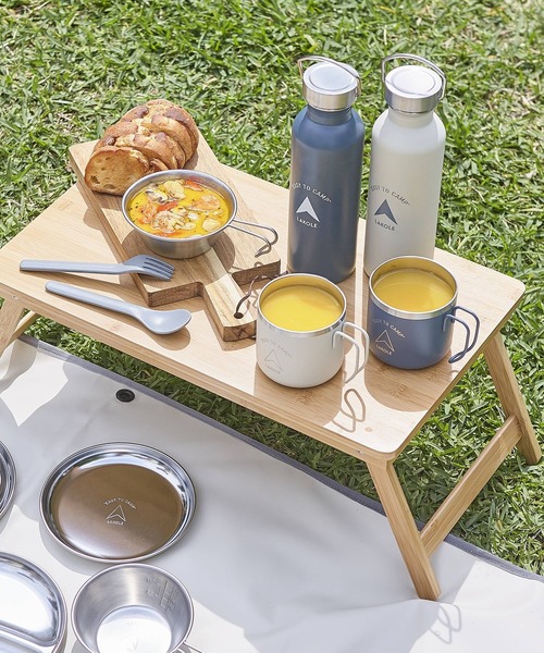 LAKOLE（ラコレ）の「【EASY TO CAMP】ステンレスボトル[750ml