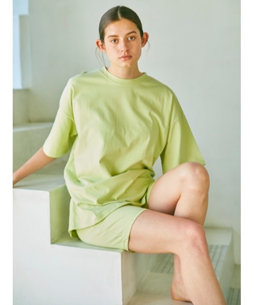 AMAIL（アマイル）の「HOPPYメロンセットアップ（ルームウェア/パジャマ・レディース・ホワイト/ブラック/グリーン・FREE）」の11枚目の写真