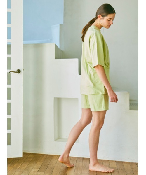 AMAIL（アマイル）の「HOPPYメロンセットアップ（ルームウェア/パジャマ・レディース・ホワイト/ブラック/グリーン・FREE）」の19枚目の写真