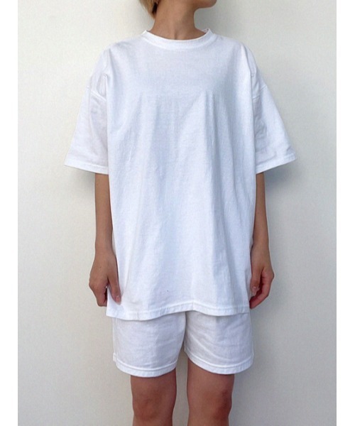 AMAIL（アマイル）の「HOPPYメロンセットアップ（ルームウェア/パジャマ・レディース・ホワイト/ブラック/グリーン・FREE）」の14枚目の写真