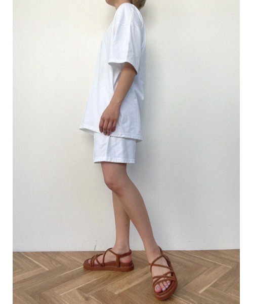 AMAIL（アマイル）の「HOPPYメロンセットアップ（ルームウェア/パジャマ・レディース・ホワイト/ブラック/グリーン・FREE）」の12枚目の写真