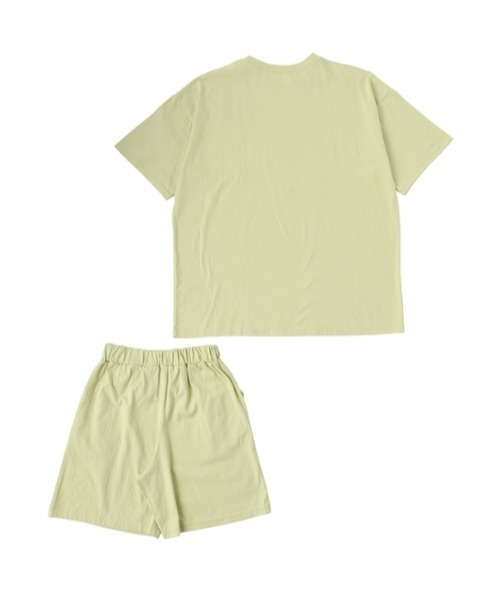 AMAIL（アマイル）の「HOPPYメロンセットアップ（ルームウェア/パジャマ・レディース・ホワイト/ブラック/グリーン・FREE）」の5枚目の写真