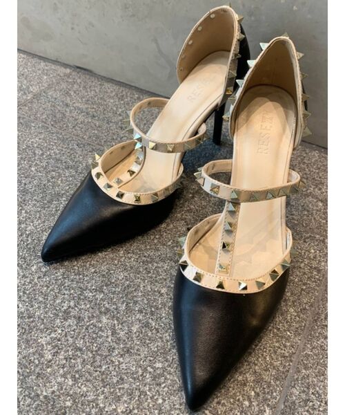 RESEXXY（リゼクシー）の「スタッズピンヒールパンプス（パンプス・レディース・ブラック/ベージュ/ピンク・SMALL/MEDIUM/LARGE）」の7枚目の写真