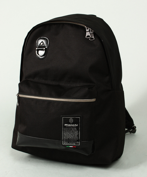 Bianchi ブラック バックパック ⭐︎ ビアンキ 黒 リュック BIANCHI ( ビアンキ ) バックパック サイクルパック ブラック