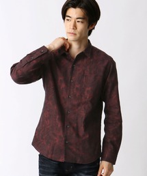 HIDEAWAYS NICOLE | 綿麻ジャカードシャツ(シャツ/ブラウス)